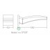 Bath Spout - Water Fall - Square - SP20F - Chrome